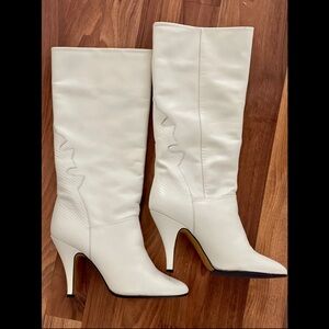 Vintage 1980s Women’s Leather Boots New